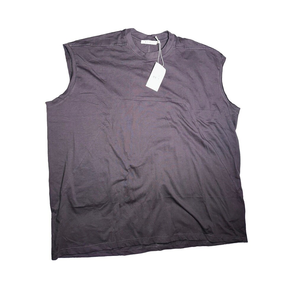 MNML sleeveless elongated tee Size 2XL Vintage black NWT
